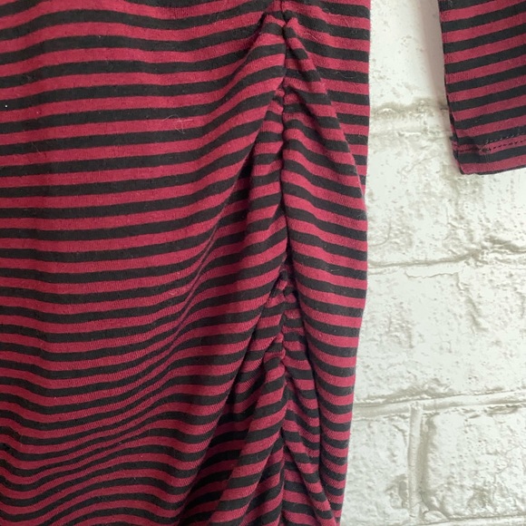 NWT Isabel Striped 3/4 Sleeve Maternity Dress - Picture 3 of 4